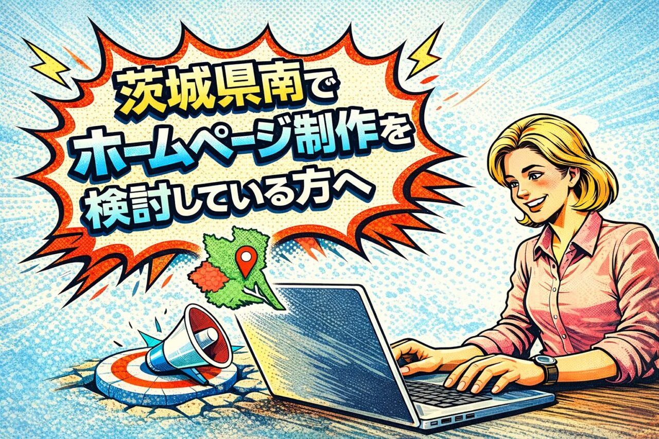 茨城県南でホームページ制作を検討している方へ