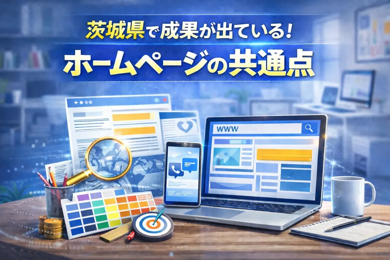 茨城県で成果が出ているホームページの共通点