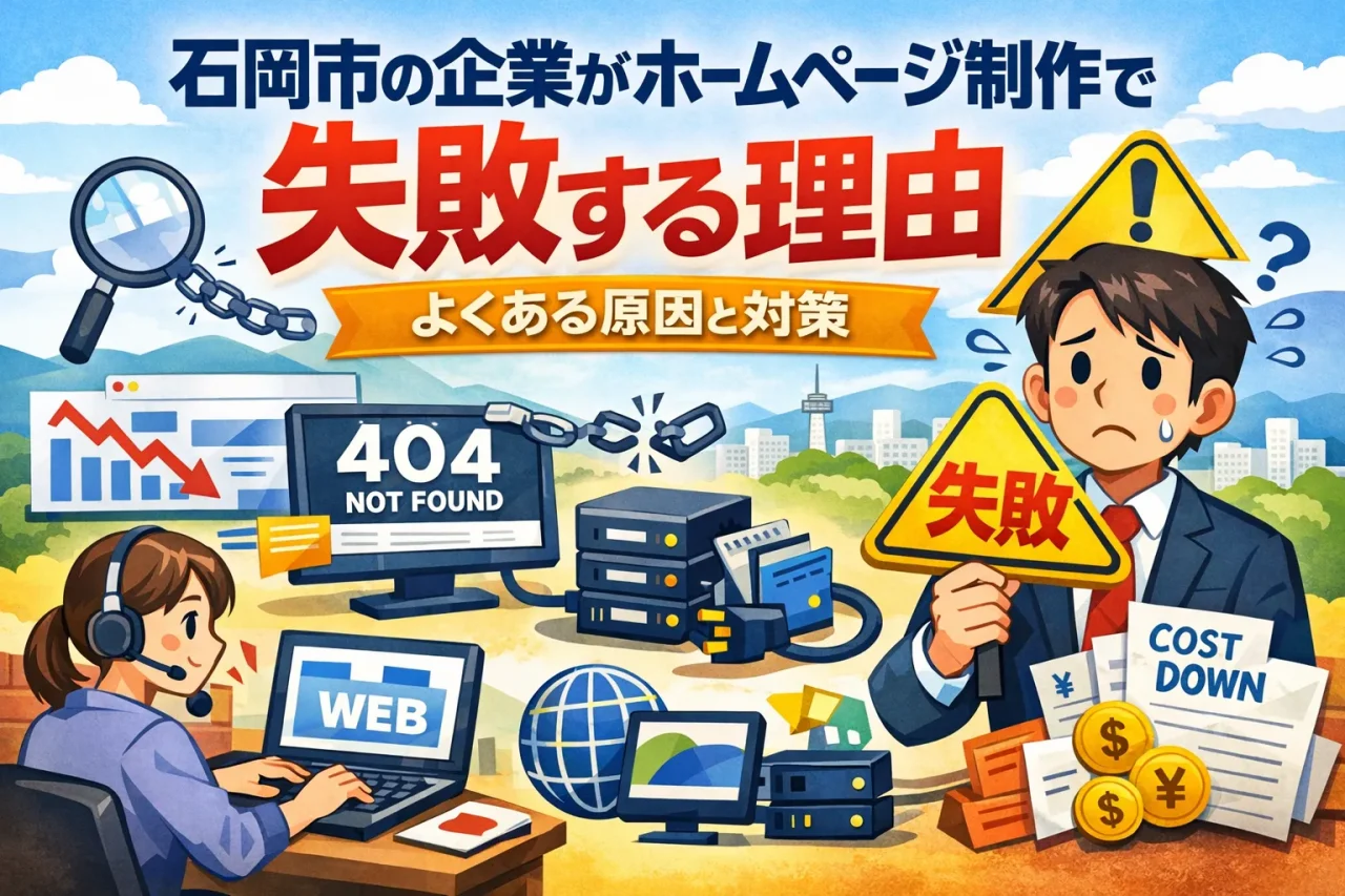 石岡市の企業がホームページ制作で失敗する理由とは？