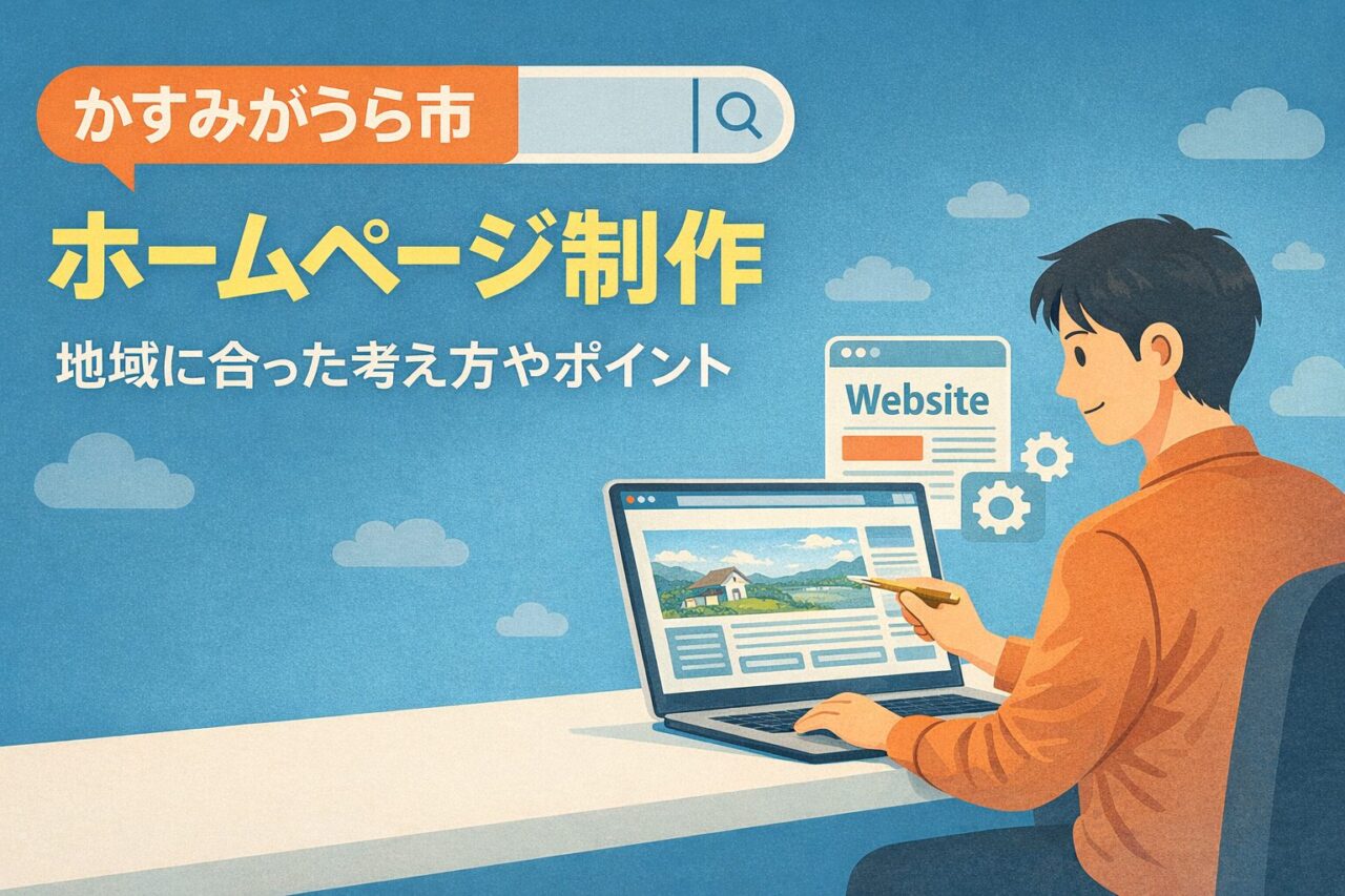 かすみがうら市でホームページ制作を検討している方へ