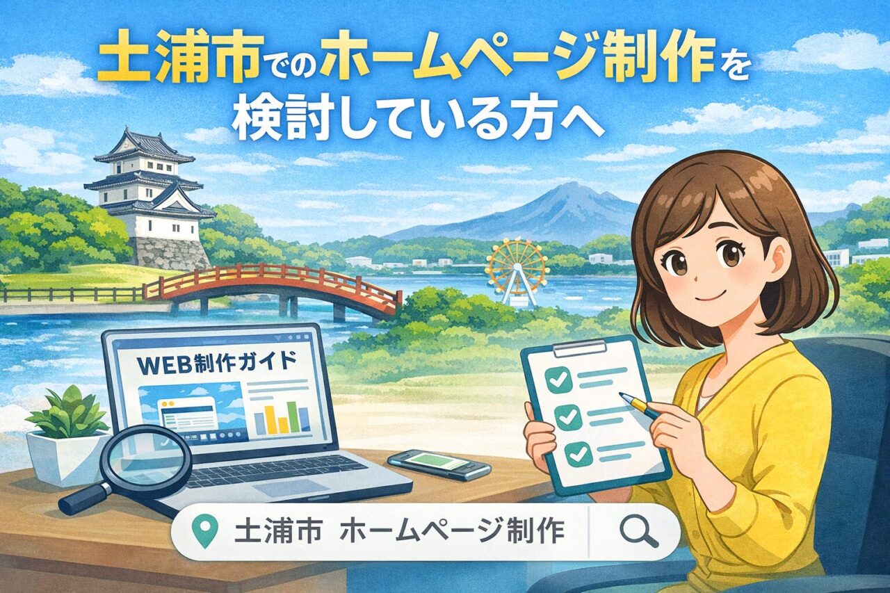 土浦市でホームページ制作を検討している方へ